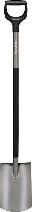Image du produit Fiskars Ergonomic Rounded Spade Grey
