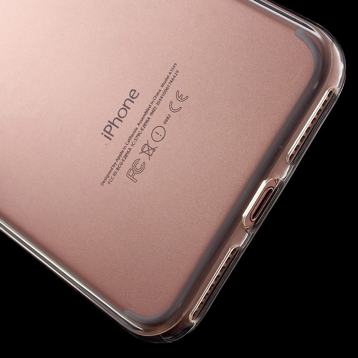 Produktbild Cover-Discount iPhone 8 Plus / 7 Plus - Gummi Silikon Hülle extra dünn transparent (Apple iPhone 7 Plus, Apple iPhone 8 Plus)
