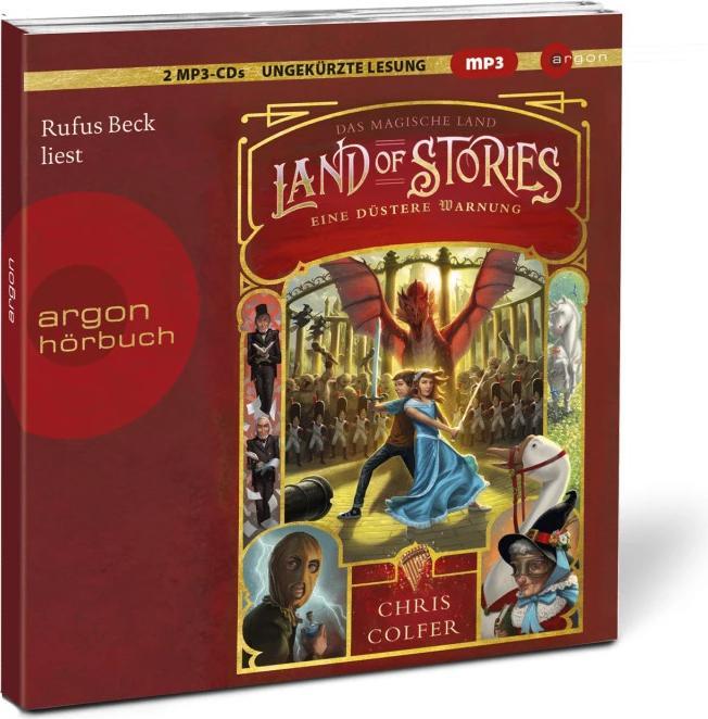 Produktbild Land of Stories: Das magische Land 3 - Eine düstere Warnung (Rufus Beck, Brandon Dorman, Fabienne Pfeiffer, Chris Colfer, Deutsch)