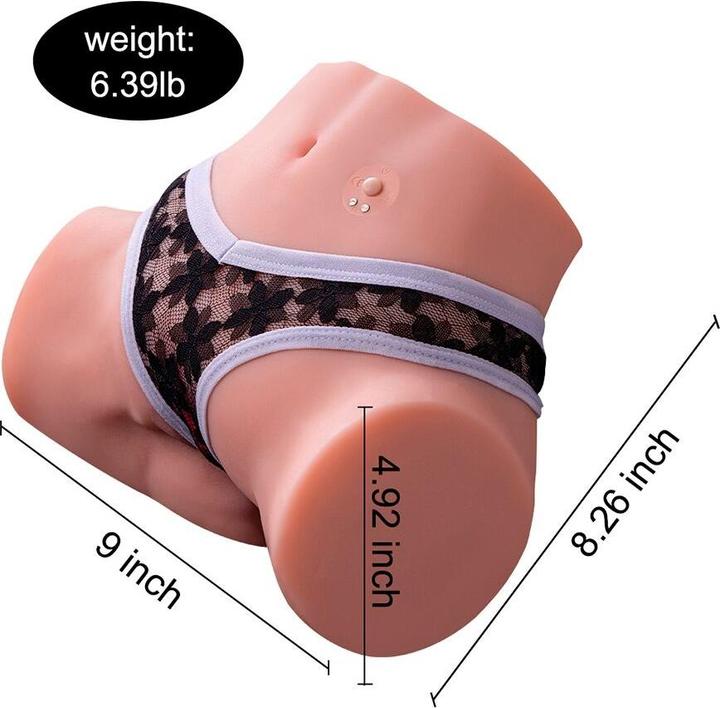 Produktbild Xise - Tracy Vibrierender Realistischer Multipositions-Masturbator Fãoer Vagina Und Anus