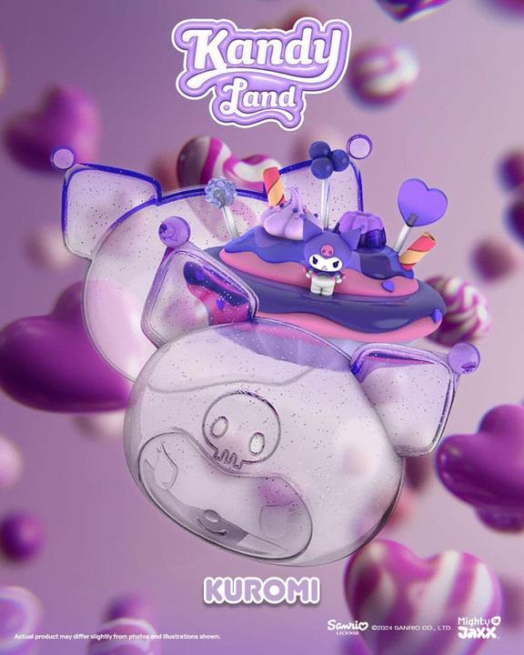 Actual product image Mighty Jaxx Sanrio Kandyland Kuromi 13 cm