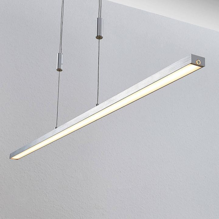 Actual product image Lucande Myron pendant light aluminium (1382 lm)