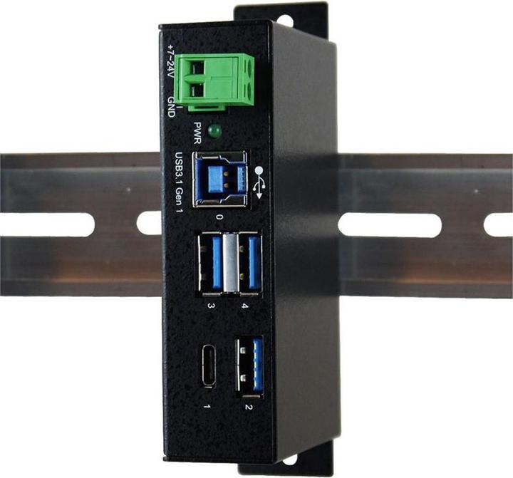 Actual product image Exsys Ex-1194hms, 4x USB 3.0 / 3.1 Hub (USB-B, 4 ports)