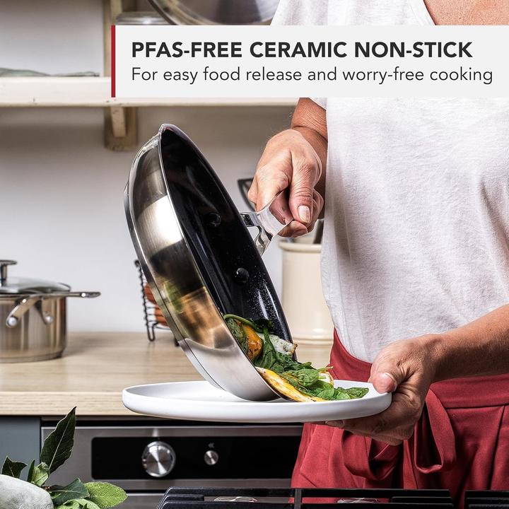 Produktbild KitchenAid Stainless Steel Pannenset 3-delig (Pfannenset + Topfset, Edelstahl)