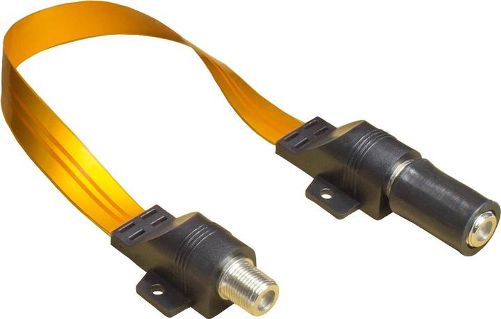 Actual product image Good Connections High-quality SAT window feed-through with weather protection, total length incl. plug 54cm (Window bushing)