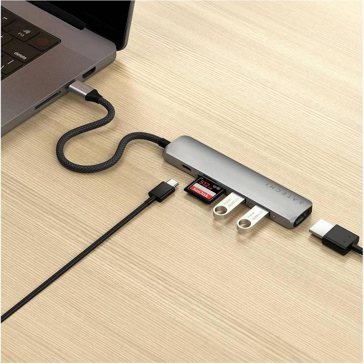Actual product image Satechi ST-P6SM (USB-C, 6 ports)