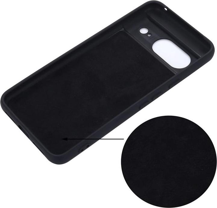 Produktbild Cover-Discount Google Pixel 8 - Silikon Gummi Hülle schwarz (Google Pixel 8)