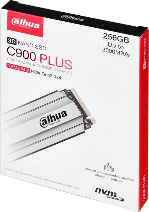 Produktbild Dahua Technology DHI-SSD-C900VN256G Internes Solid State Drive M.2 256 GB PCI Express 3.0 3D TLC NVM (256 GB, M.2 2280)