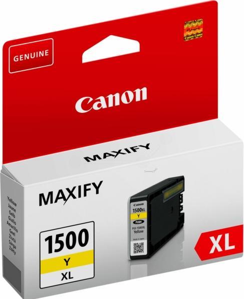 Produktbild Canon Ink/PGI-1500XL Cartridge YL BLIST+SEC (Y)
