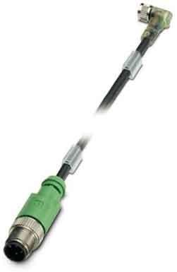 Image du produit Phoenix 1694884. Longueur du câble : 0,3 m, connecteur : M12. Couleur du produit : Noir