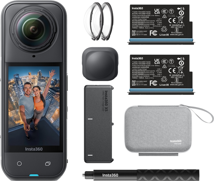 Insta360 Pacchetto X5 Essentials (30p, WiFi, Bluetooth)