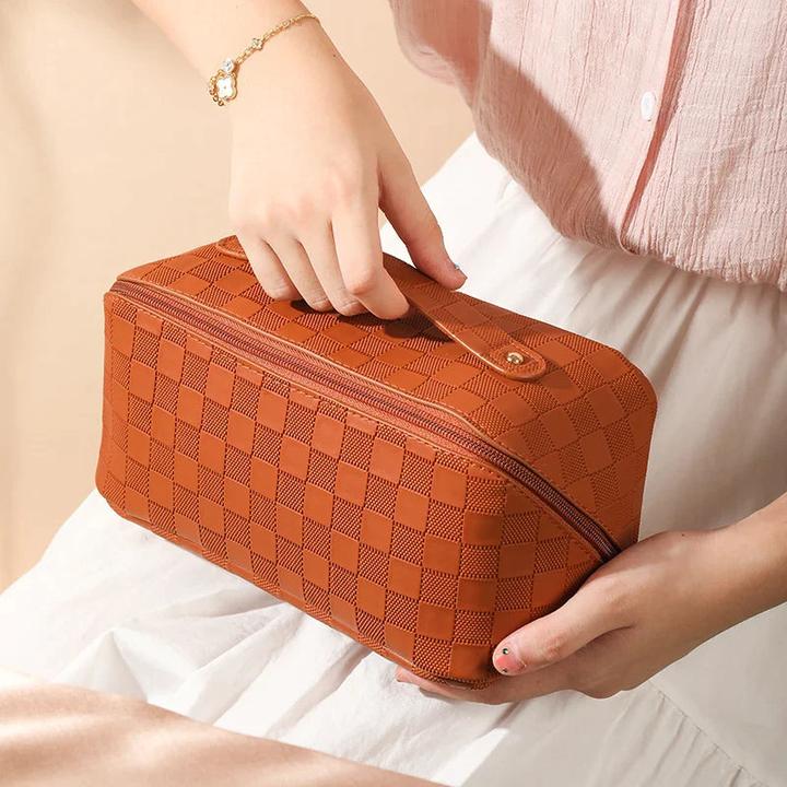 Produktbild Only-Bags.Store Kosmetiktasche PU Makeup Pouch Grosses Fassungsvermögen Luxus Waschbeutel Multifunktionale Reise