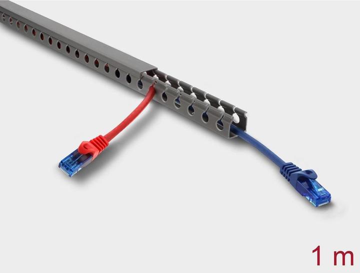 Image du produit Delock Verdrahtungskanal 20 x 20 mm - Länge 1 m grau (Conduit, 100 cm)