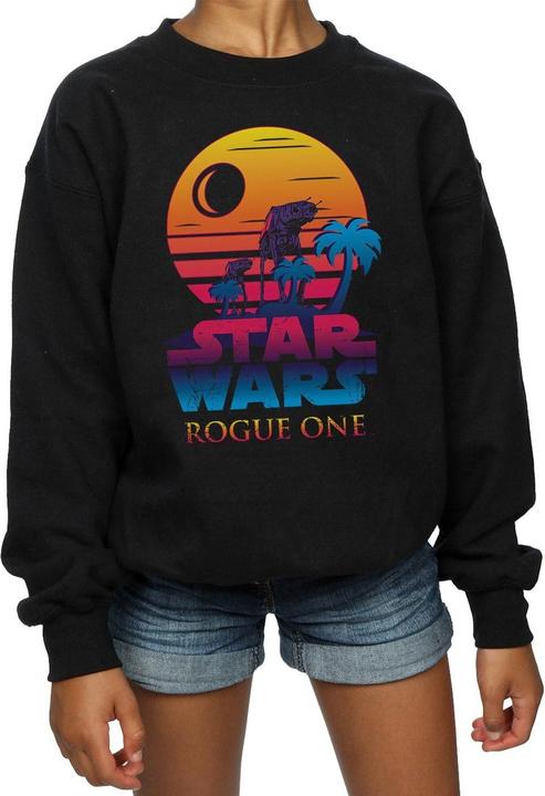 Produktbild Star Wars Rogue One Logo Sunset Sweatshirt Mädchen (128)
