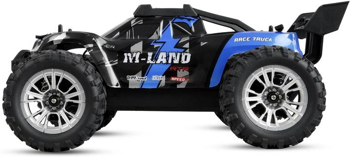 Image du produit Amewi M-Land Truggy 48km/h 4WD 1:16 RTR silber/blau