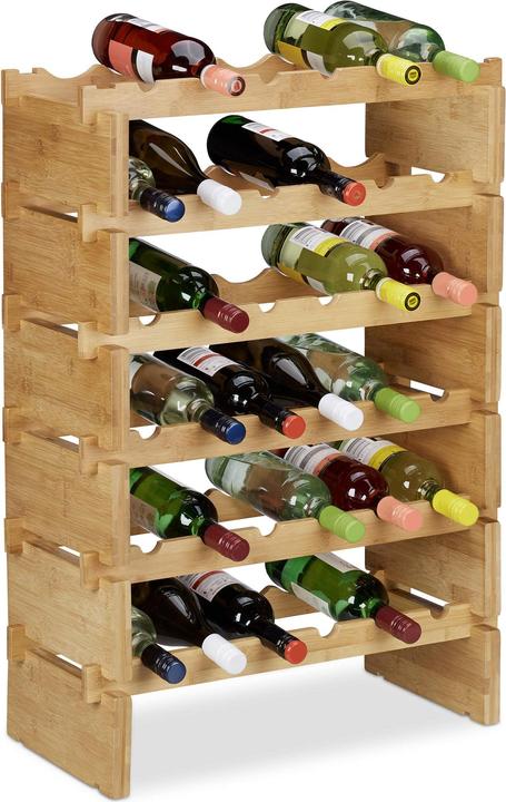 Produktbild Relaxdays Weinregal (60 x 28.5 x 86 cm, 36 Fl.)