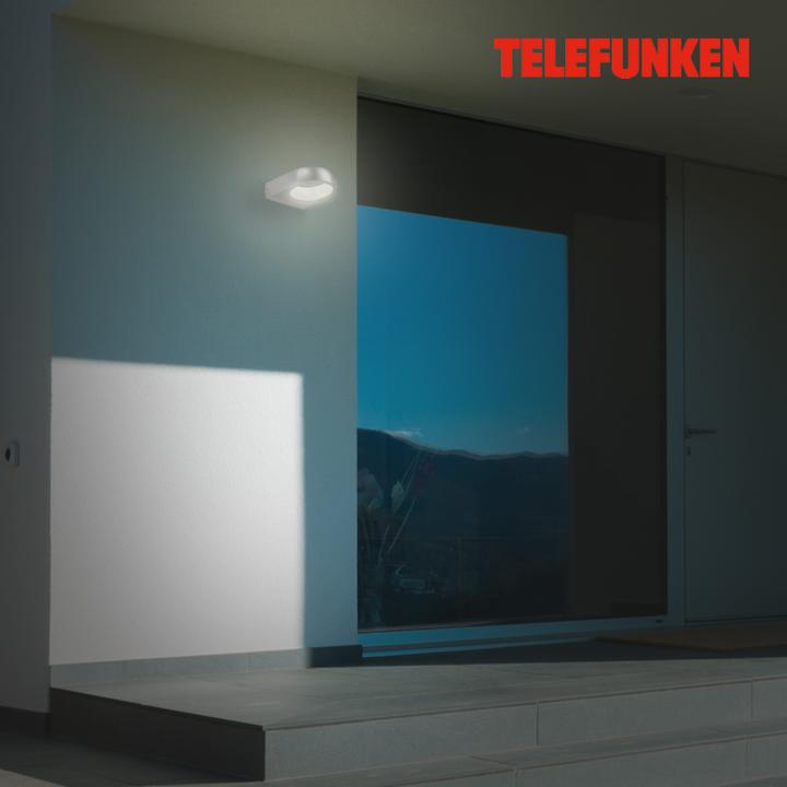 Produktbild Telefunken LED Aussenleuchte, silber, 1xLED/7,5W (750 lm)