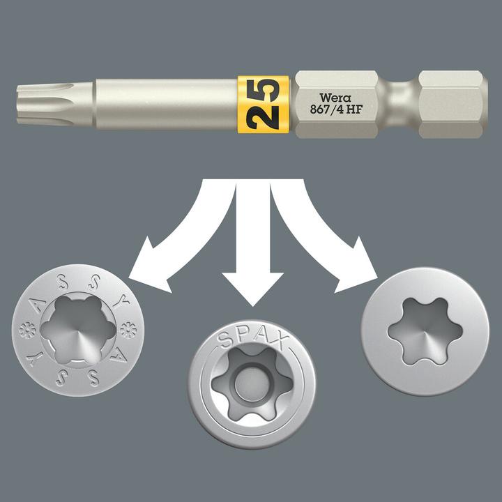 Actual product image Wera 867/4 TX HF 8 x 50 mm (TX 8)