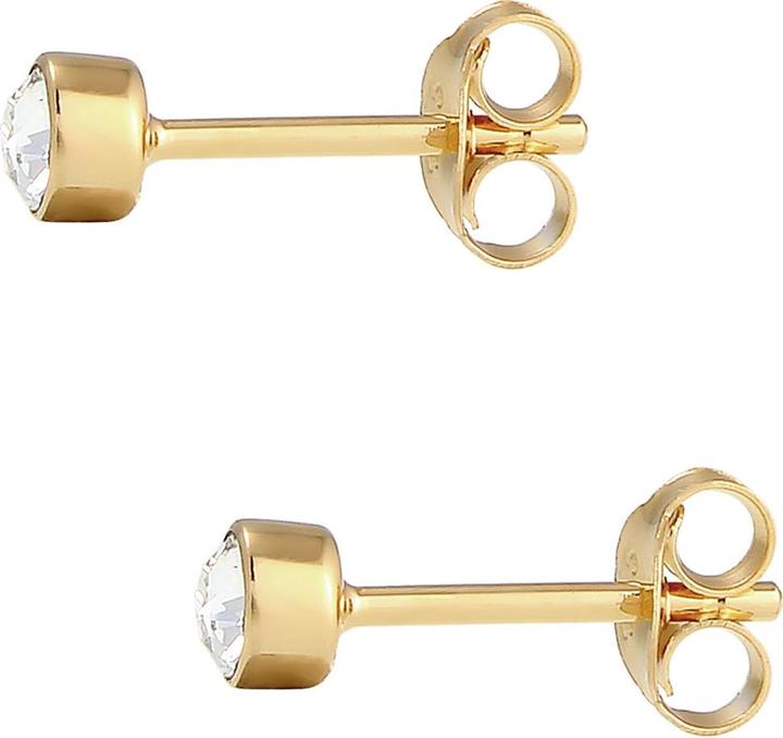 Produktbild Elli Kristall Ohrstecker, Solitär-Ohrring (Glaskristall, 925er Sterling Silber)