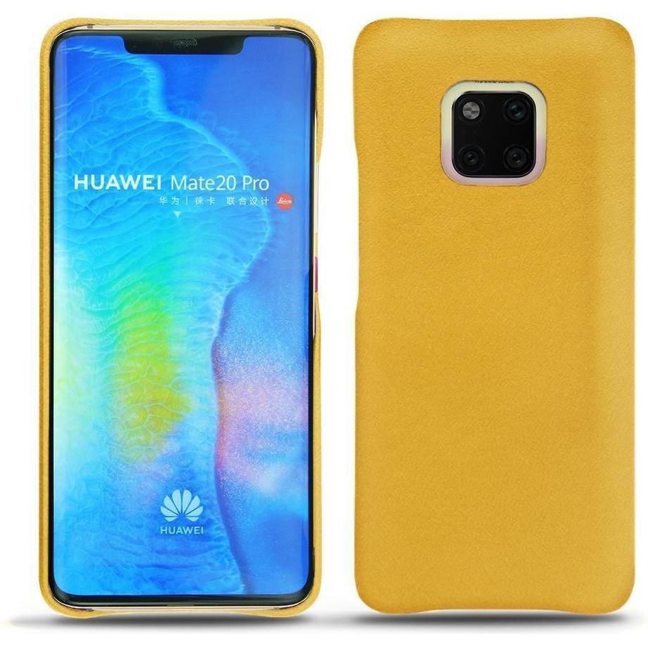 Noreve Lederschutzhülle (Huawei Mate 20 Pro), Smartphone Hülle, Orange