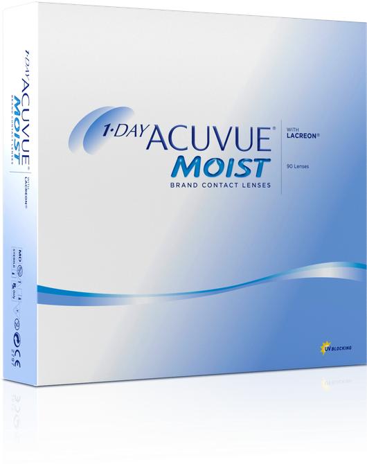 Produktbild Acuvue Moist (-0.75, Tageslinse, 90 Stück, Sphärisch)