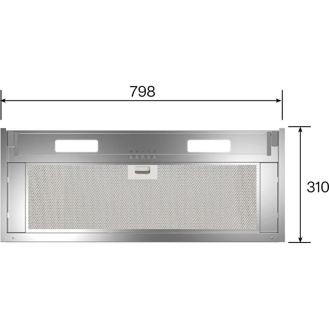 Cata Silber Armonia 80 X, Dunstabzugshaube,