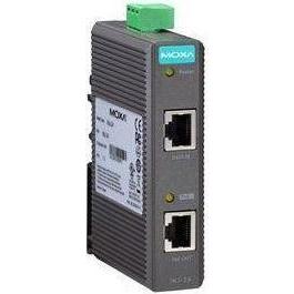 Moxa INJ-24-T - PoE-Injektor, maximale Leistung von 30 W bei 2448 VDC (802.3af (PoE), 802.3at (PoE+), 30 W) (INJ-24-T)