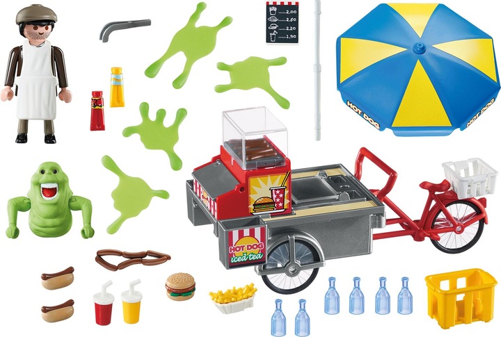 Actual product image Playmobil Slimer with Hot Dog Stand (9222, Playmobil Ghostbusters)