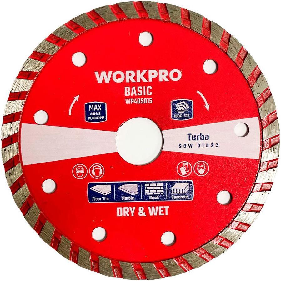 Workpro, Lama, Diamond turbo disc basic, ø180 x 25.4 mm