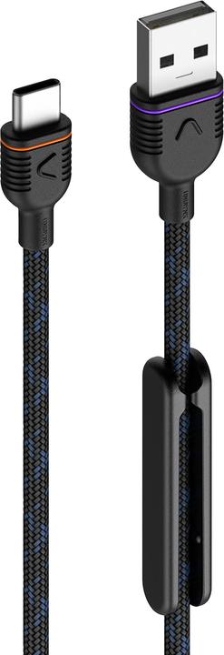 Actual product image Unisynk 10161 USB cable 1.2 m USB 2.0 USB A USB C Black (1.20 m, USB 2.0)