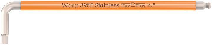 Productafbeelding Wera 3950 SPKL Veelkleurige Imperiale haakse moersleutel, inch, roestvrij staal (Hex)