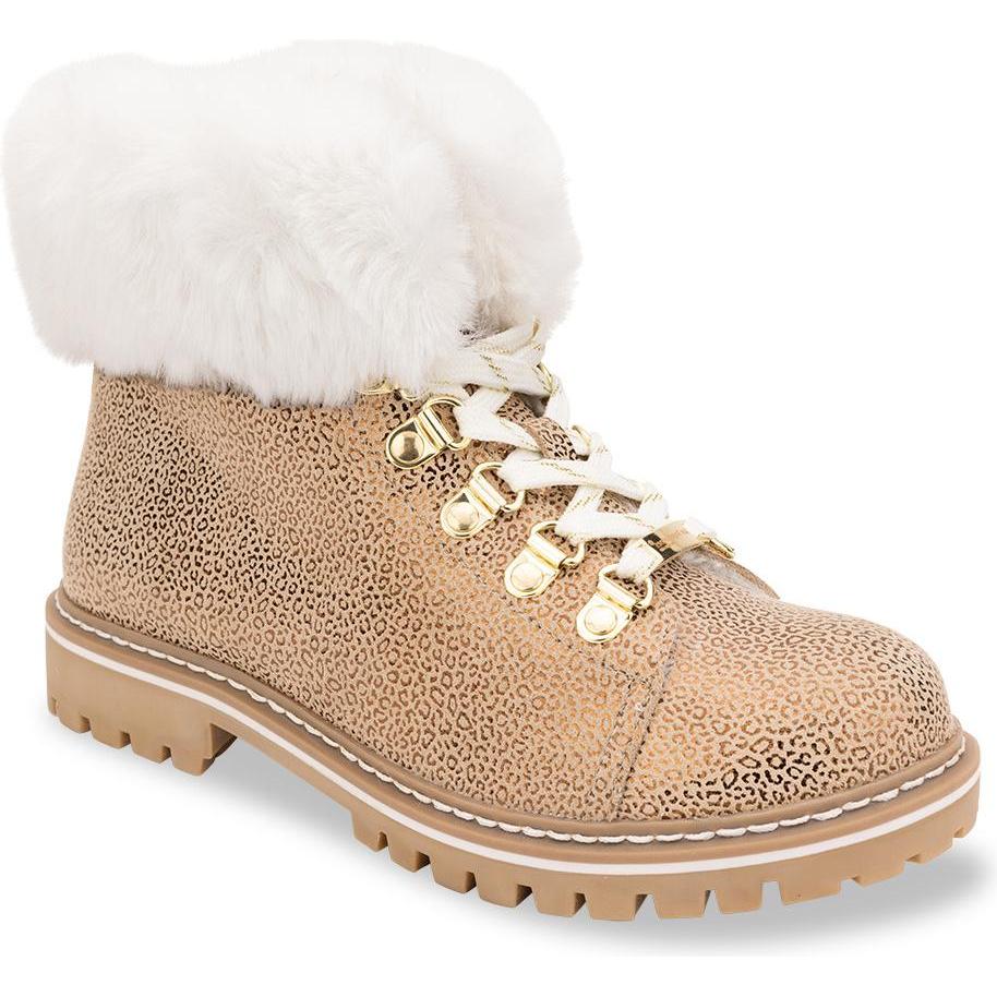 Les Tropeziennes par M.Belarbi, Damen, Boots + Stiefel, lacen stiefeletten, Beige, (38)