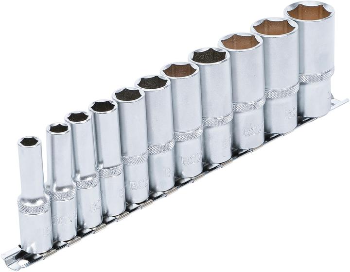 Produktbild BGS Steckschlüssel-Einsatz-Satz Sechskant, tief 10 mm (3/8") Zollgrössen 11-tlg. (11 mm)