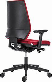 Produktbild Powerton ERGO SIMA Ergonomischer Bürostuhl, Rot (43 - 51 cm)