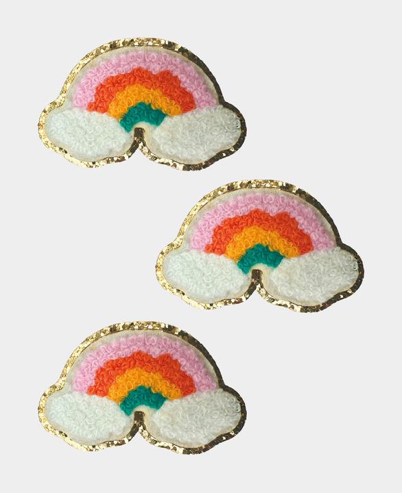 Produktbild I Am Creative Aufnäher Iron on patch Regenbogen (12 x)