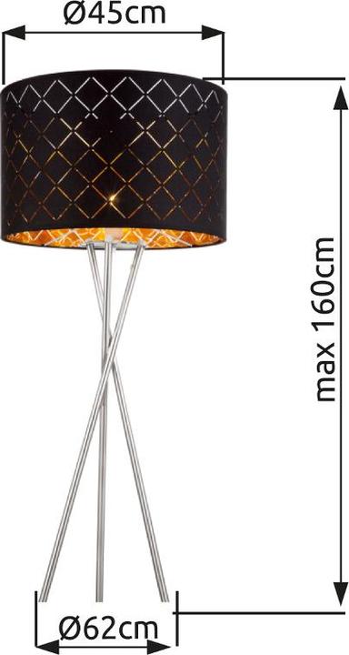 Actual product image Globo Floor lamp Clarke (E27)