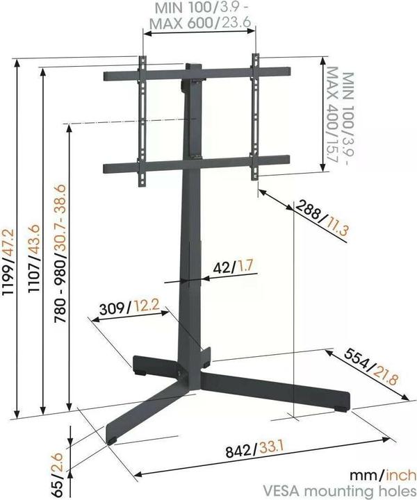 Produktbild Vogels TVS 3690 (50 kg)