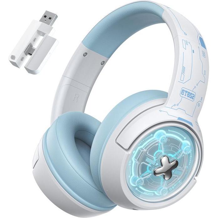 Onikuma GT802 gaming headphones (white) (Cablato), Cuffie da gaming, Bianco