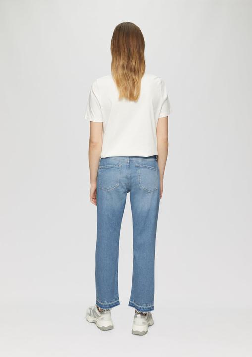 Produktbild S.Oliver Jeans-Hose Cropped Jeans / Regular Fit / Mid Rise / Straight Leg / mit Saumdetails (46)