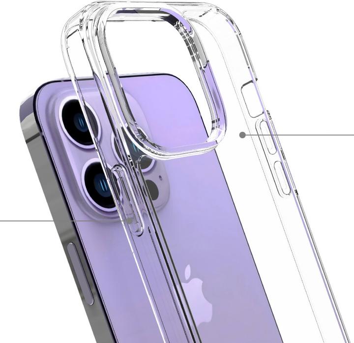 Actual product image Deltalabs Hybrid cover TPU bumper with acrylic back (Apple iPhone 14 Pro)