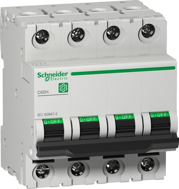 Produktbild Schneider Electric M9F13402 M9 C60H 4P 2A B IEC60947-2 LS-Schalter