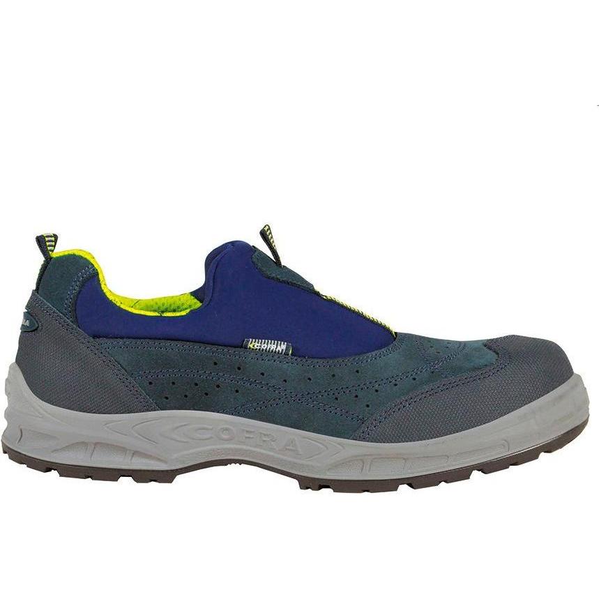 Cofra Uomo Grigio/Multicolore/Blu Scarpe Da Lavoro, Setubal S1 P Src Sicurezza Antiscivolo (S1, S1p, 40)