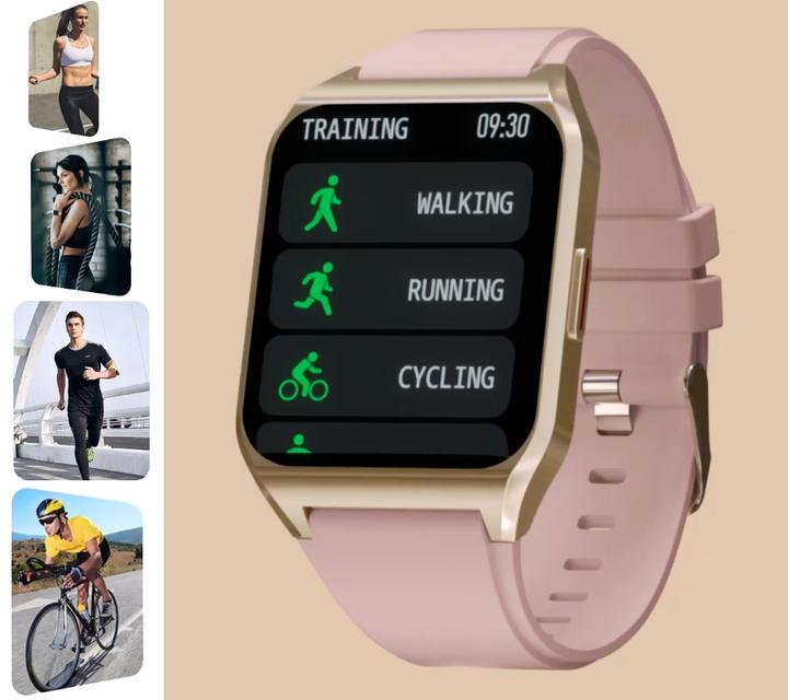 Produktbild Unisex-Smartwatch RNCE89 – Anrufe tätigen, individuelle Zifferblätter (sr035b)