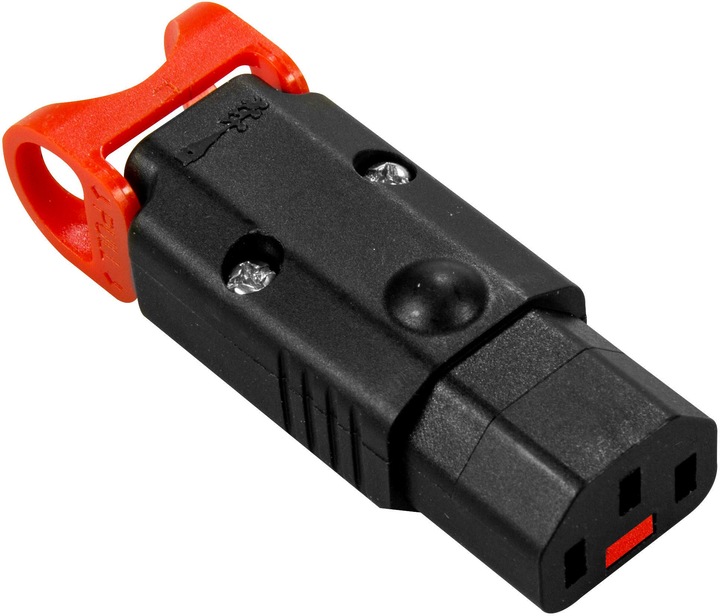 Immagine prodotto Iec Lock C13 Connettore di blocco IEC femmina, bloccabile