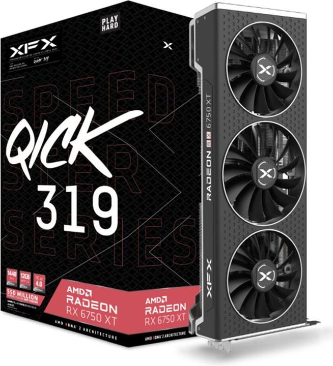 Productafbeelding XFX RX 6750XT QICK 319 (12 GB)
