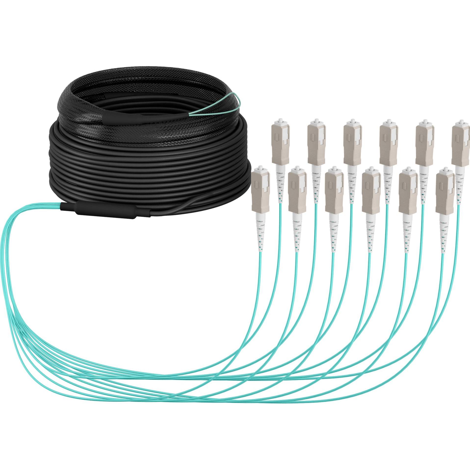 Thumbnail - EFB Elektronik Trunkkabel U-DQ ZN BH OM3 12G 1x12 SC-SC 30m Dca LSZH (30 m), Netzwerkkabel