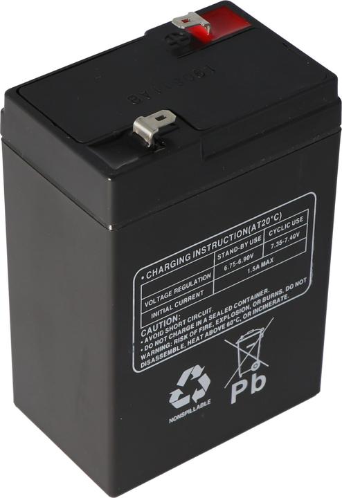 Produktbild Multipower Akku MP5-6 mit Faston 4,8mm Steckkontakt (6 V, 5 Ah)