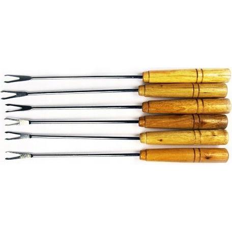 Master, Posateria BBQ, 6 Spiedini per grill 60cm Spiedini per carne Shish kebab Spiedini per carne giratutto Spiedino