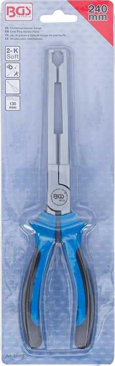 Actual product image BGS Glow Plug Socket Pliers straight