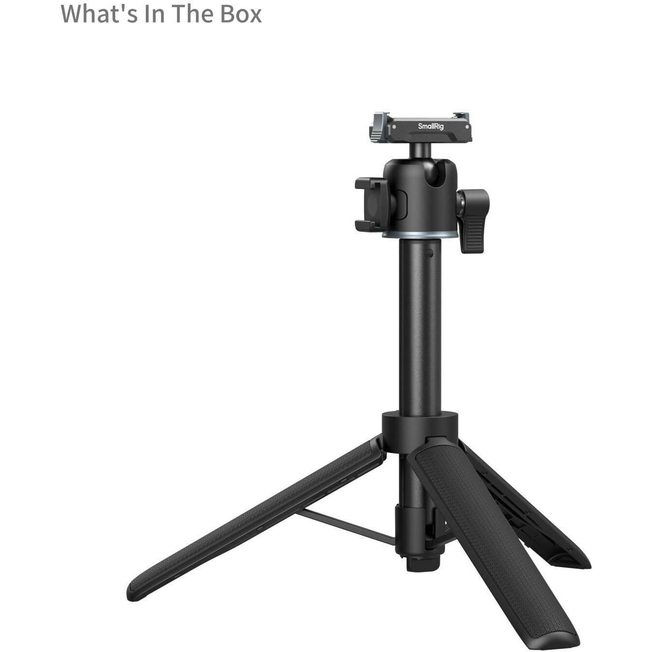 SmallRig Smartphone-Stativ Grip-Stativ für Action-Kameras (Materiale sintetico, Metallo), Treppiede, Nero